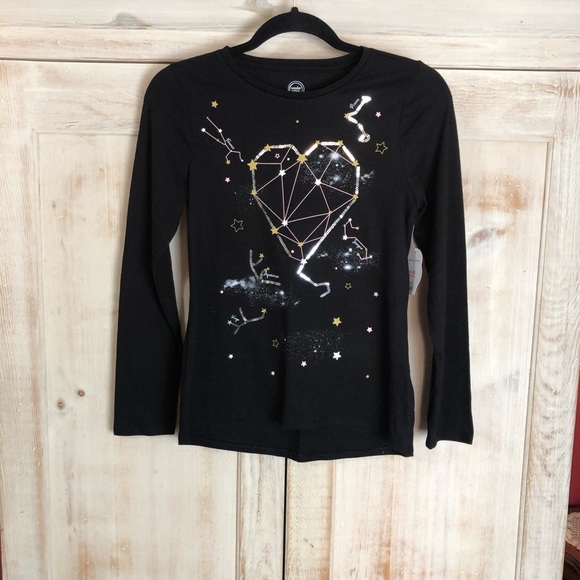 💖 NWT - Wonder Nation Heart Constellation Top - Picture 2 of 13